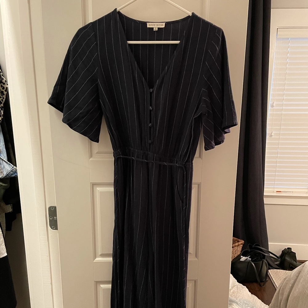 Navy jumpsuit